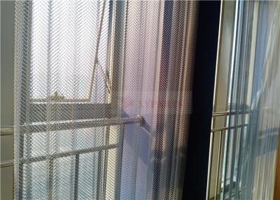 China Silver Color Metal Coil Drapery 1.2mm Used As Office Window Curtains à venda