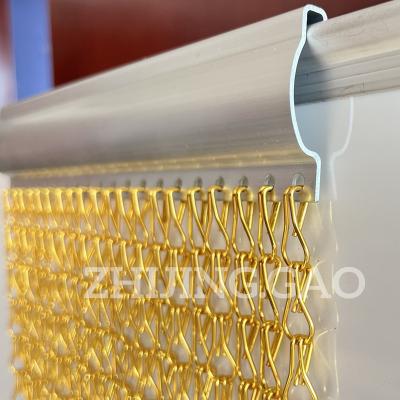 China 2000mmx2100mm Hotel Hall Divider Aluminum Chain Screen Hang Type for sale