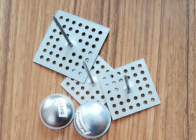 China 50 x 50 mm Stainless Steel Perforated Base Insulation Hangers for sale