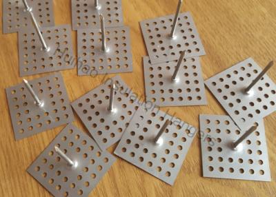 China Perforated Self Adhesive Insulation Pins Fix Insulation Rough Surface12Ga Dia 63.5mm for sale