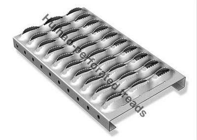 Chine Grille de contrefiche de Grtp de lèvres de crocodile, anti largeur en acier galvanisée du plat 180mm de dérapage à vendre