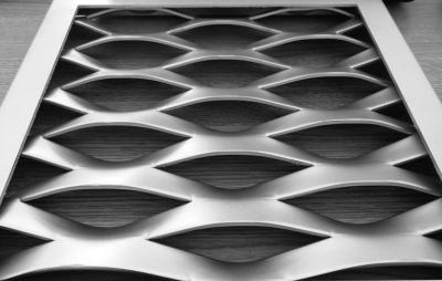 Cina Maglia metallica ampliata alluminio decorativo per le mattonelle di costruzione dei soffitti o della facciata in vendita