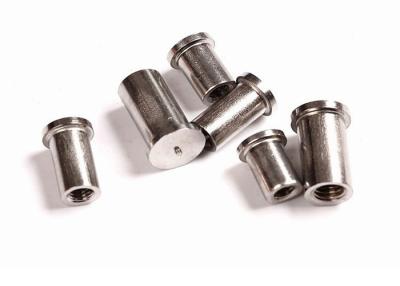 China Stainless Steel 304 CD Stud Welding Pins with Internal Female Thread and Flanged for sale