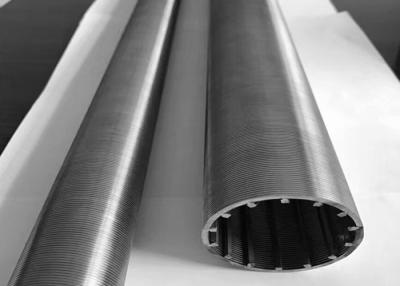 China Abrasión ISO resistente del tubo de la ranura del acero inoxidable del control 2m m de la arena enumerada en venta