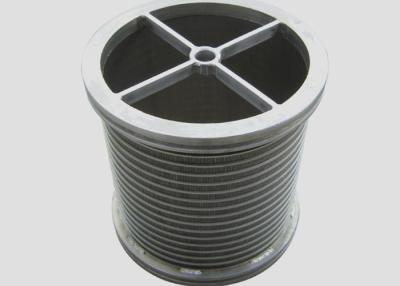 China Reversed Johnson Wedge Wire Rotating Drum Screen Tube For Municipal Wastewater for sale
