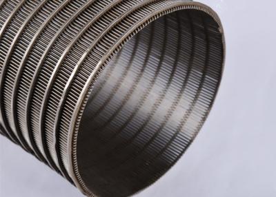 China Pantalla de alambre de Johnson de la cuña de los SS, filtro del cilindro de la malla de la cuña del acero inoxidable en venta
