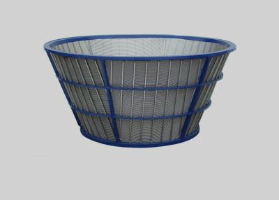 China Stainless Steel Johnson Wire Screen For Coal Coarse Centrifuge Basket for sale