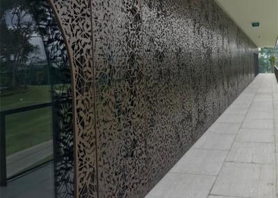 Chine façade d'écran en métal de coupe de laser de 8mm pour les panneaux de mur architecturaux d'écrans à vendre