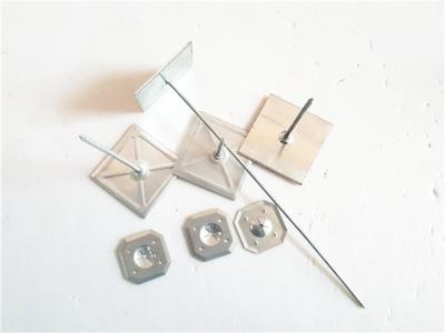 China 3 Mm Diameter Galvanized Steel Insulation Anchor Pins For Fire Resisting Building for sale