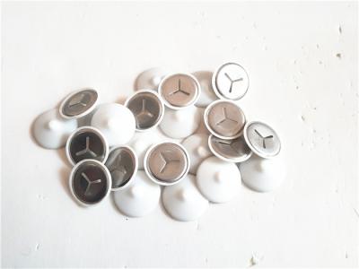 中国 12Ga Pinを固定するための白いプラスチック帽子が付いているステンレス鋼の自己の錠洗濯機 販売のため