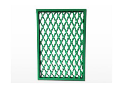 China Spray Paint Tensile Frame Expanded Aluminum Mesh For Building Facades Panel for sale