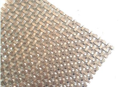 China Square Hole Crimped Woven Architectural Wire Mesh For Interior Partition for sale