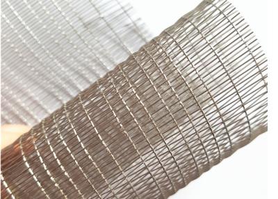 China Embedded Woven Laminated Glass Wire Mesh Wire Diameter 0.15 mm 28 Mesh for sale