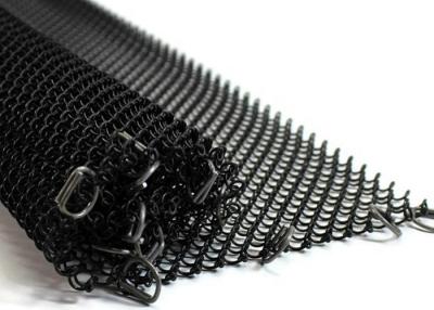 China Metal Coil Type Decorative Wire Mesh, Aluminum Coil Wire Fabric For Room Drapery for sale