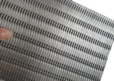 China Copper Color Architectural Wire Mesh Panels Woven With Cables & Rods For Facades for sale