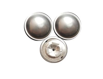 China Custom Stainless Steel Self Locking Dome Cap Washer For Insualtion Pin 22mm Dia for sale