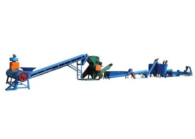 China Waste Recycling Plastic Crusher Machine PET Bottle Cleaning With Strong Power for sale
