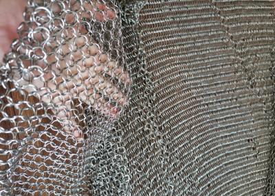 China Stainless Steel Anti Cut Metal Ring Mesh Chainmail Mesh Use For Exhibition Halls for sale