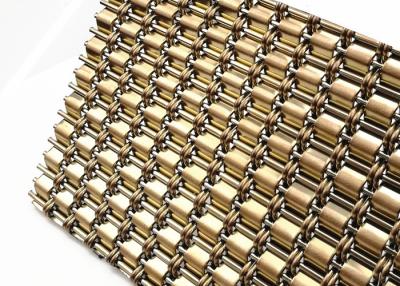Cina Rete metallica decorativa della maglia d'acciaio architettonica di iso per i divisori del metallo e di mobilia in vendita