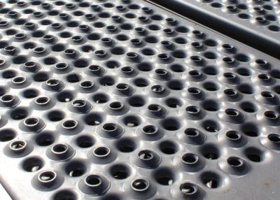 China 2mm Perforated Round Hole Grip Strut Grating For Stair Platform EN Standard for sale