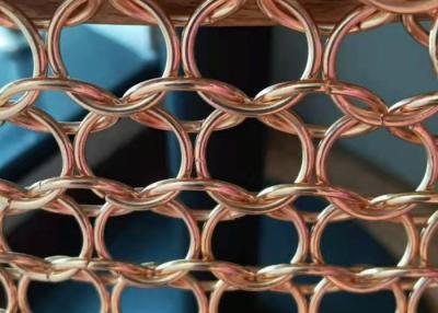 Китай Гальванизировать красит металл кольца диаметра 15mm 1.5mm круглый сетка цепной почты для украшать экран окна продается