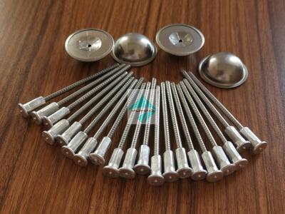 China Stainless Steel CD Welding Nails, 3mm BIMetallic Insulation Pins With Aluminum Weld Base Fix Self Locking Washers for sale