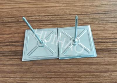 China Mild Steel 12ga Self Adhesive Insulation Pins With Self Locking Washer for sale