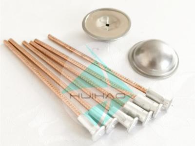 China 90mm Length Stud Welding Pins Ship Deck Aluminum Alloy Flange Copper Coated for sale