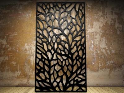 China Partition Screen Frame Decorative Laser Cut Metal Panels Outdoor Privacy Mesh for sale