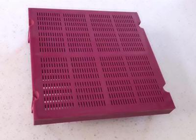 China Mining Industry Pu Screen Panel 85a Hardness Modular 305x305x30mm for sale