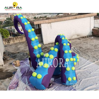China Advertising Giant Inflatable Octopus Tentacles Decoration Blow Up Octopus Tentacles for sale