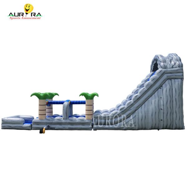 Quality Grayish Blue PVC Inflatable Tunnel Slide For Adventure Seekers for sale