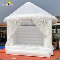 Quality 5*4*5M Inflatable White Wedding Bouncy Customized Commercial Adults Kids for sale