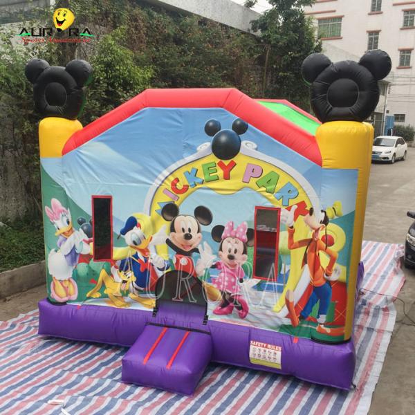 Quality Minnie Mouse Inflatable Bounce House Inflatable Mickey Jumping Castle For Kids for sale