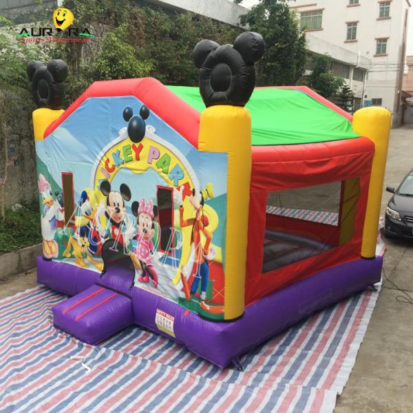 Quality Minnie Mouse Inflatable Bounce House Inflatable Mickey Jumping Castle For Kids for sale