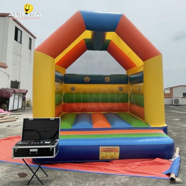 Quality Yellow Blue Inflatable Bounce House Bouncy Castle Indoor Outdoor Bouncy House for sale