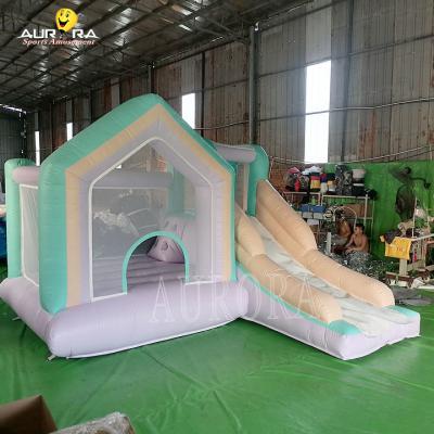 China Preço de fábrica Crianças Outdoor Indoor Inflável Castelo de salto com escorrega à venda