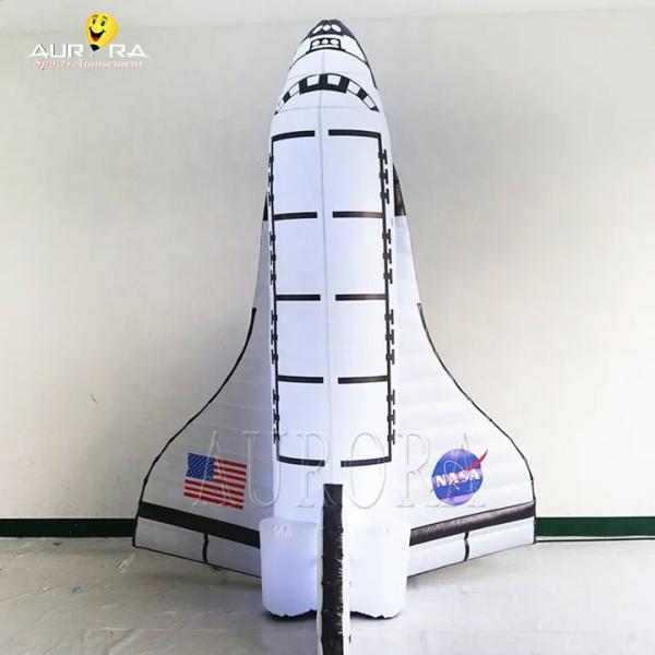 Quality Customized Advertising Inflatables Space Shuttle Blow Up 3m Simulated Aircraft for sale