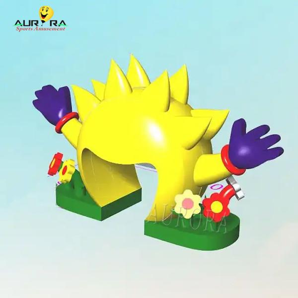 Quality Commercial Promotional Custom Inflatable Advertising Sunflower Inflatable Arch for sale