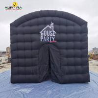 Quality Black Event Inflatable Nightclub Tent Outdoor Party Inflatable Club Tent for sale
