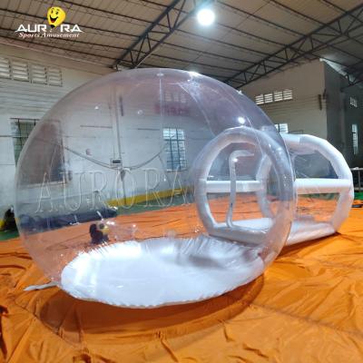China Luxurious Lodge Inflatable Igloo Dome Tent Kids Party Rental Bubble Balloon House for sale