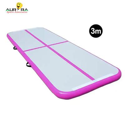 China Durable Inflatable Air Track Tumbling Mat Gymnastic Jumping Yoga Training Drop Stitch for sale