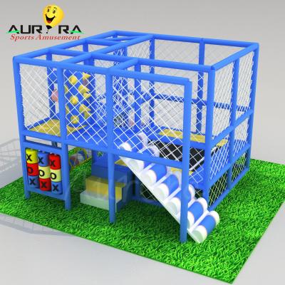 China Kids Soft Play Trampoline Good Fitness With Climbing Wall For School for sale