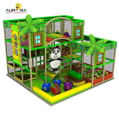 Китай Детские мягкие игры Парк развлечений Маленький крытый джунгли Спортзал Игровое оборудование продается