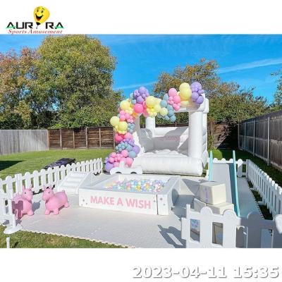 China Rainbow bridge soft play Indoor playground toys combination of area for Kids en venta