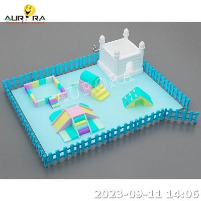 China Equipamento de brinquedos para crianças Soft Play Set Climber Eco-Friendly Foam Toys Verde à venda