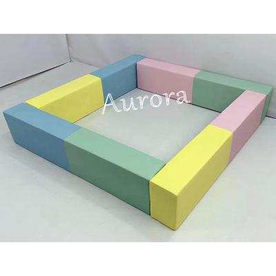 China Soft Play Tunnel For Kids Soft Play Blocks Soft Play Equipment Yellow Green for sale