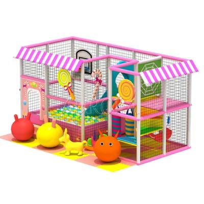 China Factory Maze Commercial Kids Pink Candy Theme Indoor Playground Equipment à venda