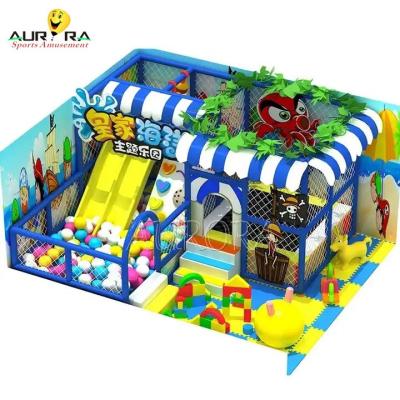 China Indoor Theme Park Blue Children's Amusement Park Equipment with 1 and Steel Materia for sale