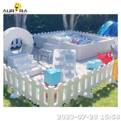 China Baby Soft Play Carousel Hot Sale Outdoor Playground Climber Ball Pit Commercial for sale